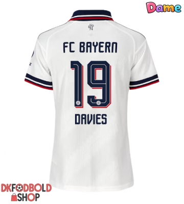 Bayern Munich Alphonso Davies #19 Udebanetrøje Dame 2026-27 Kort ærmer Bayern Munich Alphonso Davies #19 Udebanetrøje Dame 2026-27 Kort ærmer